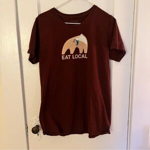 Patagonia Maroon Short Sleeve Tee